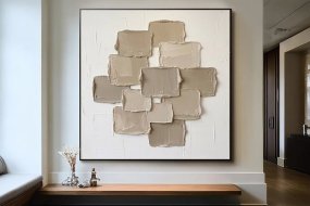 Layered Panel Canvas Wall Art #AVG 080