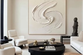 Large Flowing Heart Wall Art #AVG 076