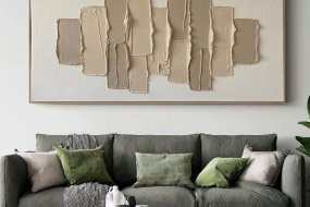 Large Skyline Texture Wall Art #AVG 071